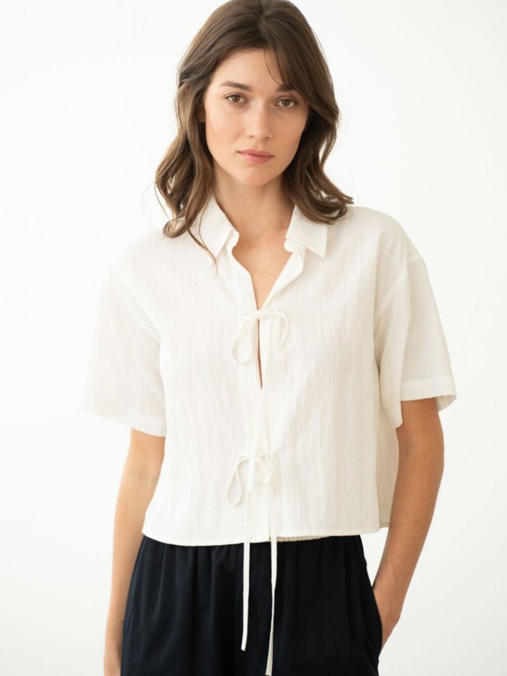 Roxy Tie Front Shirt